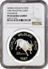 200 piso Philippines 200 piso 1987, NGC PF69 UC, World Wildlife Fund - Tamaraw -