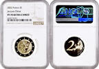 2 euro France 2 euro 2022, NGC PF70 UC, Jacques Chirac Top Pop -