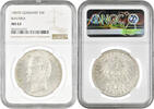 5 mark Bavaria 5 mark 1907 D, NGC MS63, King Otto I (1886 - 1913) -