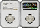 1/2 gulden Bavaria 1/2 gulden 1845, NGC MS62, King Ludwig I (1825 - 1848) -