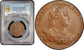2 liards Austrian Netherlands 2 liards 1777, PCGS MS63 BN, Maria Theresa (1740 - 1780) -