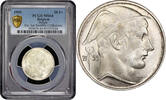 20 francs Belgium 20 francs 1955, PCGS MS64 BELGIE, King Baudouin I (1948 - 1993) RARE DATE -