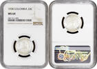 20 centavos Colombia 20 centavos 1938, NGC MS64, República de Colombia (1911 - 1989) -