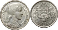 5 lati Latvia 5 lati 1929, UNC, First Republic (1922 - 1940) -