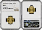 1 dinar Yugoslavia 1 dinar 1938, NGC MS66, King Peter II (1934 - 1945) -