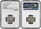 1/6 thaler Saxe-Coburg-Gotha 1/6 thaler 1869 B, NGC UNC Det., 25th Reign of Duke Ernst II -