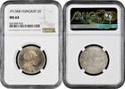 2 korona Hungary 2 korona 1913 KB, NGC MS64, Emperor Franz Joseph I (1848 - 1916) -