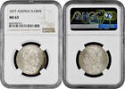 1 florin Austria 1 florin 1877, NGC MS63, Emperor Franz Joseph I (1848 - 1916) -