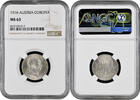 1 corona Austria 1 corona 1916, NGC MS63, Emperor Franz Joseph I (1848 - 1916) -