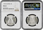5 schilling Austria 5 schilling 1934, NGC MS63, First Republic (Shilling) (1925 - 1938) -
