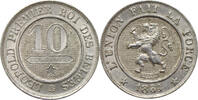 10 centimes Belgium 10 centimes 1864, UNC, King Leopold I (1832 - 1865) -