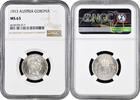 1 corona Austria 1 corona 1913, NGC MS63, Emperor Franz Joseph I (1848 - 1916) -