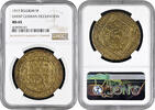 5 francs Belgium 5 francs 1917, NGC MS65, Ghent - WW1 German Occupation Coinage Top Pop -