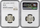 1 corona Austria 1 corona 1898, NGC MS64, Emperor Franz Joseph I (1848 - 1916) -