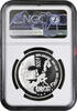 500 francs Belgium 500 francs 2001, NGC PF69 UC, Belgian EU Presidency -