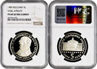 5 leva Bulgaria 5 leva 1989, NGC PF69 UC, Vasil Aprilov Top Pop 6/0 -
