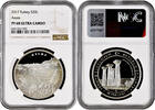 20 lira Turkey 20 lira 2017, NGC PF68 UC, Ancient City - Assos Top Pop 1/0 -