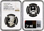 10.000 pesos Guinea-Bissau 10.000 pesos 1993, NGC PF69 UC, Defend Nature - Elephant Pop 2/0 -