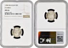 50 centimes Belgium 50 centimes 1898 Flemish, NGC MS64, King Leopold II (1865 - 1909) -