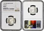 1 franc Belgium 1 franc 1910 DES, NGC MS63, King Albert I (1910 - 1934) -