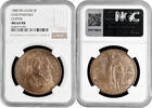 5 francs Belgium 5 francs 1880, NGC MS64 RB, 50th Anniversary - Independence -