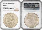 2 zolota Ottoman Empire 2 zolota AH 1187//8 (1780), NGC MS63, Abdul Hamid I (1774-1789) -
