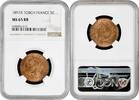 5 centimes France 5 centimes 1897 A TORCH, NGC MS65 RB, Third Republic (1870 - 1941) -