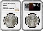 1000 pesos Uruguay 1000 pesos 1969 So, NGC MS64, FAO silver coin -