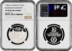 10 mark Germany - GDR 10 mark 1985, NGC PF68 UC, Humboldt University of Berlin silver -