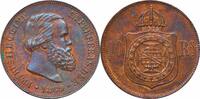 10 reis Brazil 10 reis 1869, AU, Emperor Pedro II (1831 - 1889) -