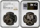 500 dinara Bosnia & Herzegovina 500 dinara 1996, NGC MS66, Atlanta - Long Jump TopPop 1/0 -