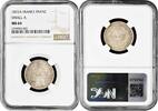 1 franc France 1 franc 1872 A, NGC MS64 SMALL A, Third Republic (1870 - 1941) -