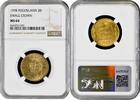 2 dinara Yugoslavia 2 dinara 1938, NGC MS64 SMALL CROWN, King Peter II (1934 - 1945) -