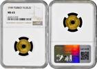 1 kurus Turkey 1 kurus 1949, NGC MS65, Republic of Turkey (1934 - 1980) -