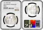 50 soles Peru 50 soles 1971, NGC MS65, 150th Anniversary of Independence silver coin -