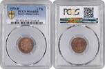 2 pfennig Saxe-Coburg-Gotha 2 pfennig 1870 B, PCGS MS64 RB, Ernst II (1844-1893) Top 1/0 -