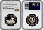 10 mark Germany - GDR 10 mark 1989, NGC PF68 UC, 225th Ann. - Johann Gottfried Schadow -