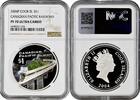 1 dollar Cook Islands 1 dollar 2004, NGC PF70 UC, Rail Journeys - Canadian Pacific -