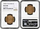5 centimes French Colonies 5 centimes 1830 A, NGC MS64 RB, King Charles X (1824 - 1830) -