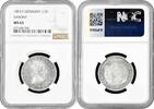 1/3 thaler Saxony 1/3 thaler 1853 F, NGC MS63, King Frederick Augustus II (1836 - 1854) -
