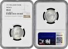 1 franc Belgium 1 franc 1913 French, NGC MS63, King Albert I (1910 - 1934) silver coin -