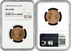 2/3 skilling Sweden 2/3 skilling 1849, NGC MS64 RB, King Oscar I (1844 - 1859) Top Pop 2/0 -