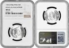 50 centavos Philippines 50 centavos 1947 S, NGC MS66, General Douglas MacArthur -