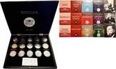 10 euro France 10 euro 2011-2015, PROOF SET of 15 COINS, 1500 years of French History -