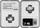 100 won South Korea 100 won 1970, NGC PF69 UC, Admiral Sun Sin Lee silver coin -