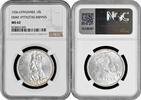10 litu Lithuania 10 litu 1936, NGC MS62, Duke Vytautas Didysis silver coin -