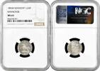 1/24 thaler Hannover 1/24 thaler 1856 B, NGC MS63, King George V (1851 - 1866) silver coin -