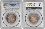 2 mark Saxony 2 mark 1902 E, PCGS MS62, King Albert (1873 - 1902) silver coin -