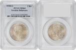 2 kronor 1938  Sweden   1938, PCGS MS64,  300th Anniversary - Settlement of Delaware  Sweden   1938, PCGS MS64,  300th Anniversary - Settlement o...