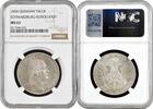 1 thaler Schwarzburg-Rudolstadt 1 thaler 1858, NGC MS63, Friedrich Günther (1807-1867) -